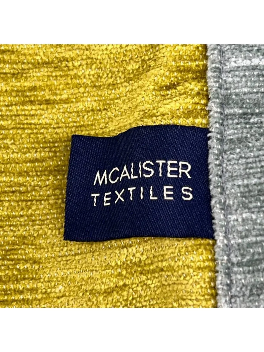 McAlister Textiles Textured Decorative Throw Pillow Cover Colorblock Gold Green
